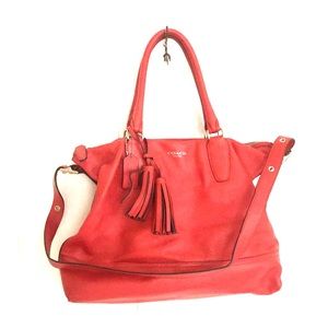 Medium Large Red/range Coach bag